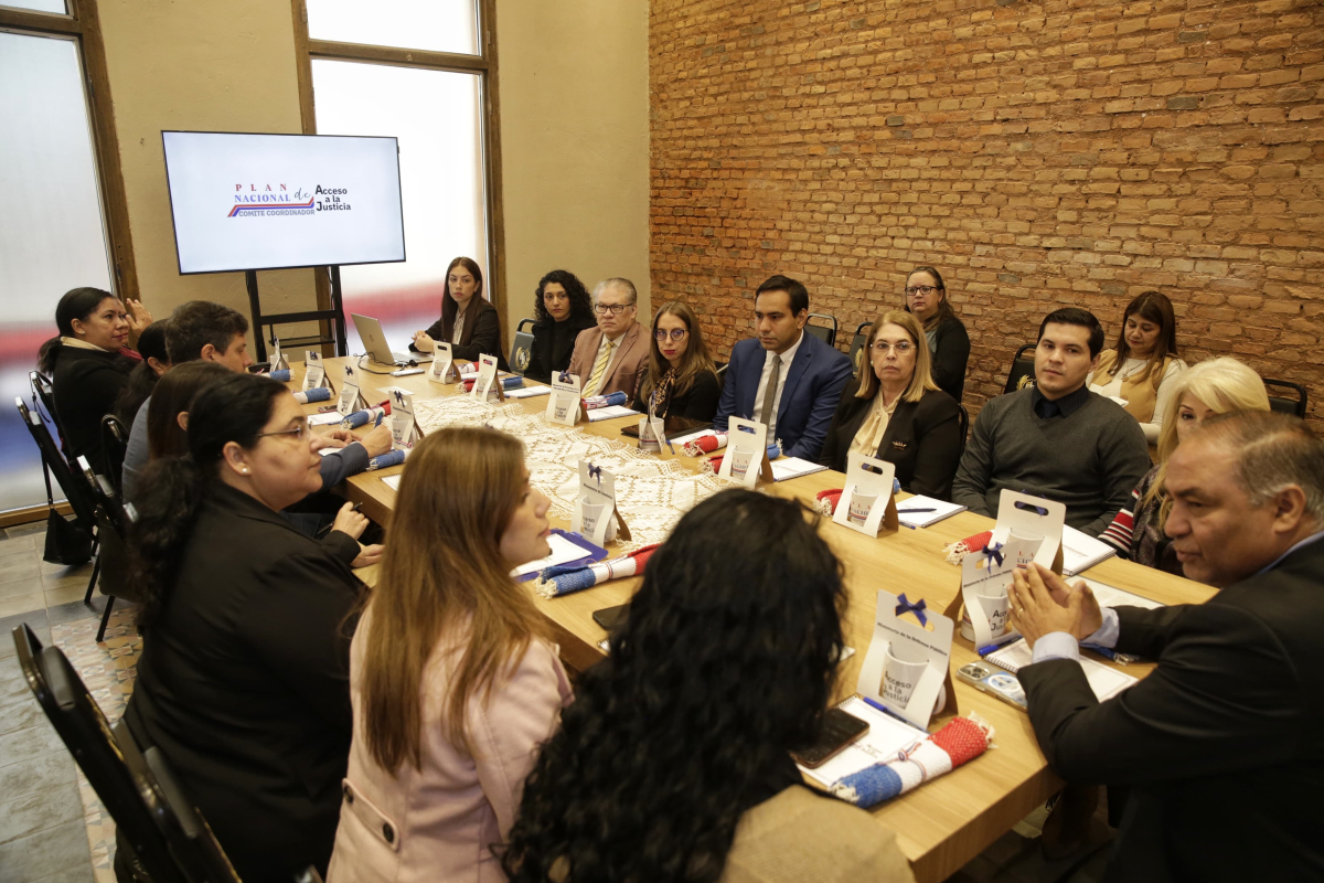 Primera reunión del Comité Coordinador del Plan Nacional de Acceso a la Justicia