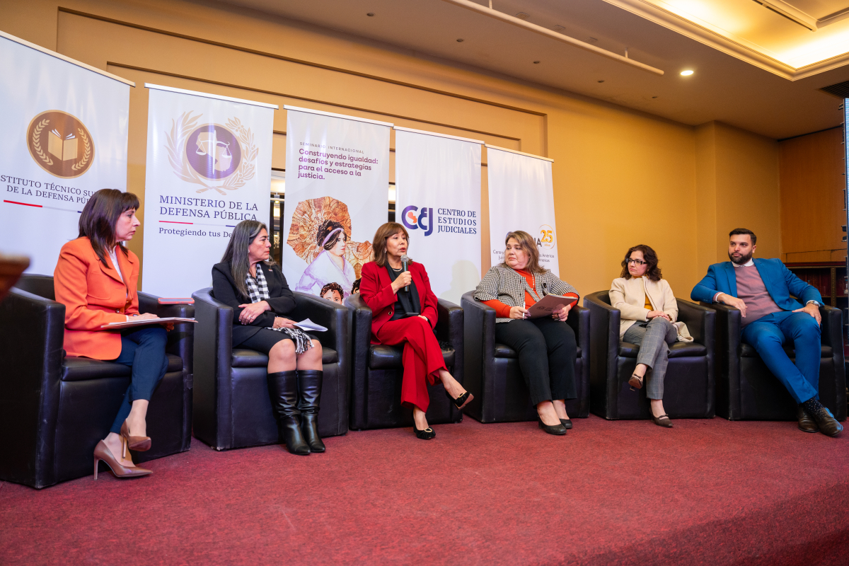 Se realizó el Seminario Internacional “Construyendo igualdad: desafíos y estrategias para el acceso a la justicia”